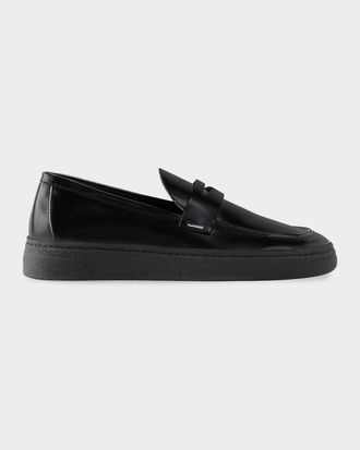 Giuseppe Zanotti Men & apos;s Leather Rubber-Sole Penny Loafers