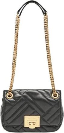 Michael Kors Pre-owned Shoulder Bags, female, Black, Size: ONE SIZE Pre-owned Leather Shoulder Bag