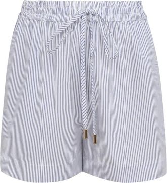 Lenny Niemeyer striped drawstring shorts - Blue