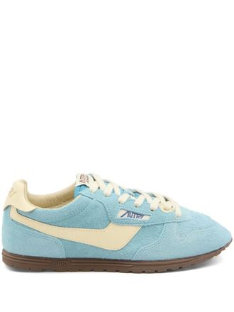 Autry Windspin sneakers - women - Fabric/Rubber/Calf Leather/Calf Suede - 40 - Blue