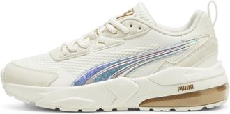 Puma Sneaker Womens VIS2K Shoes, Frosted Ivory-Gold, 11, 8.5 UK