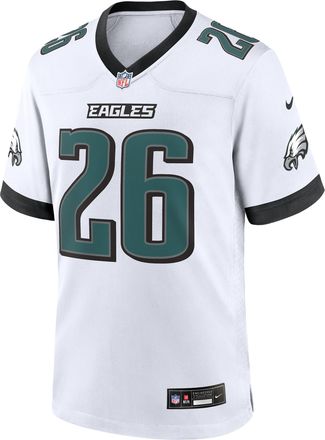 Nike Saquon Barkley Philadelphia Eagles Nike Mens NFL Game Jersey in White | 67NM0G5V86F-XZ7