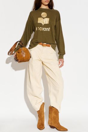 Isabel Marant T-shirt Klowia, Womens, Green
