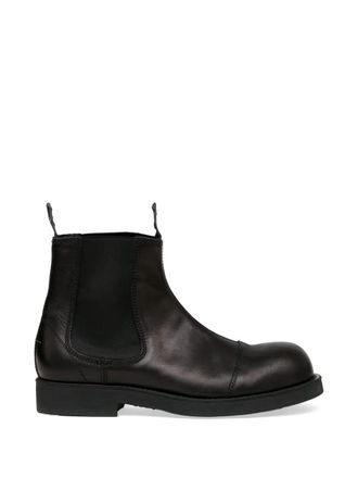 Maison Margiela Boots Leather Black Ankle Boot