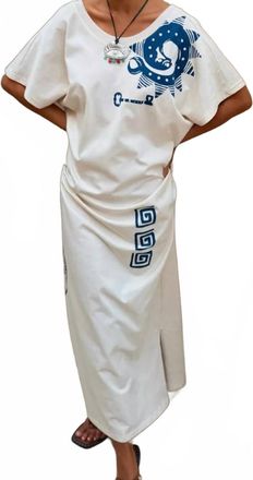 Never Fully Dressed Dolce Vida T-Shirt Dress In White