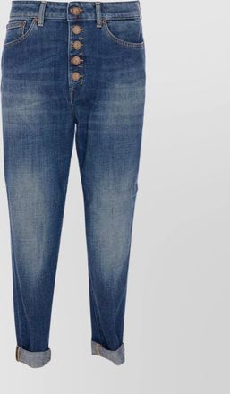 Dondup trousers loose fit rolled cuffs