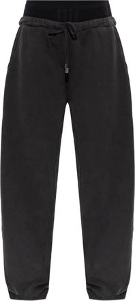 The Attico Trainingsbroek met trekkoord - Zwart