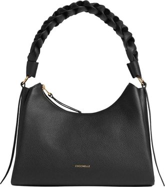 Coccinelle Boheme Small - Dames - Handtassen - Zwart - ONE Size - Leer - Tassen