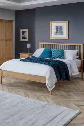 Julian Bowen Cotswold Bed in Natural | Size: King