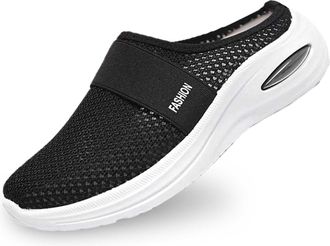 Generic Women Shoes, Orthopedic Shoes for Women Diabetic-Friendly Backless Trainers Air Cushion Slip-On Walking Shoes with Extra Wide Toe Box | Orthopedic Sup