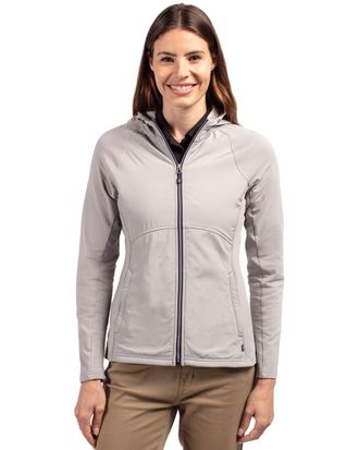 Cutter & Buck Adapt Eco Knit Hybrid Recycled Womens Full Zip Jacket