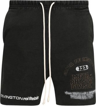 RRR123 Shorts met trekkoord - Zwart