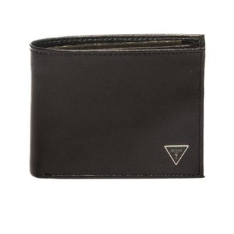 Guess Madrid Portemonnee - Heren - Accessoires - Zwart - Maat: ONE Size Leer