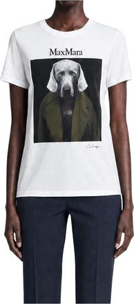 Max Mara Mujer, Camisetas, Blanco, Talla: S