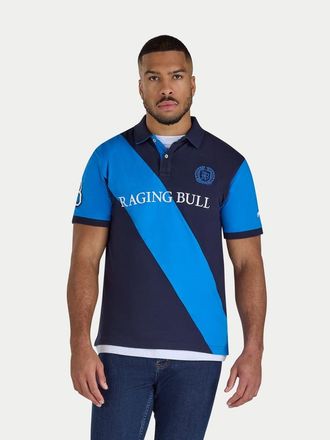 Raging Bull Diagonal Stripe Polo Shirt in Navy at Nordstrom, Size Xxx-Large