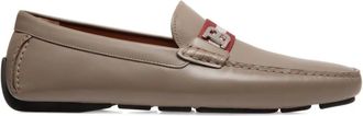 Bally Driver leather strap loafers - Neutrals