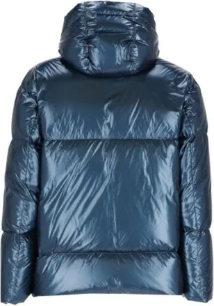 Herno Mens Blue Polyamide Full-Length Jacket Clothing