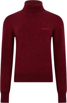 Iceberg Jersey de cuello alto - Knitwear - Mujer - Rojo - S