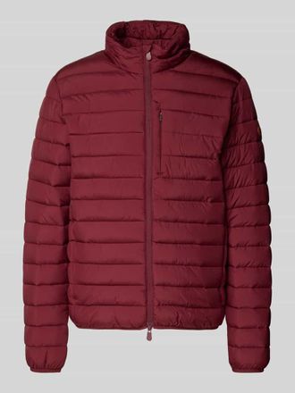 Save The Duck Steppjacke mit Zweiwege-Reißverschluss Modell ERION in Bordeaux, Größe XXL