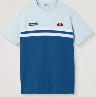 Ellesse Mens Venire Tee - Blue/Light blue - White - Size: 34