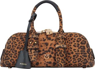 Pinko Brown Logo Small Satchel