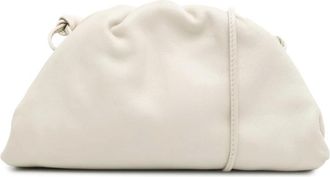 Bottega Veneta Pre-owned Cross Body Bags, female, White, Size: ONE SIZE Pre-owned Leather Pouch