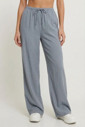 Tally Weijl Schlupfhose TALLY WEIJL SPAVIMELLY, Damen, Gr. 36, N-Gr, cement grau, Web, Obermaterial: 100% Lyocell, unifarben, weit lang, Hosen Schlupfhose, Viskos