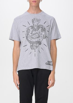 Just Cavalli T-shirt in cotone con stampa grafica Just Cavalli