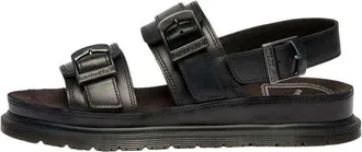 Dr. Martens San Two Strap Orleans Leather Sandals Black 42841001