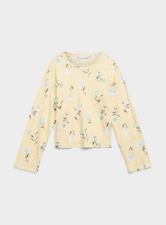 Contemporaine Womens Loose-fit pure linen T-shirt