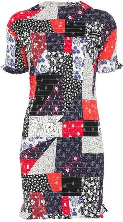 Miu Miu Patchwork Mini Dress