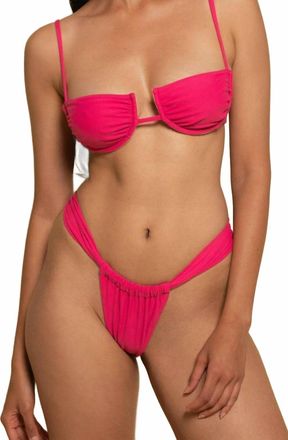 Montce Swim Sandra Bikini Bottom In Raspberry