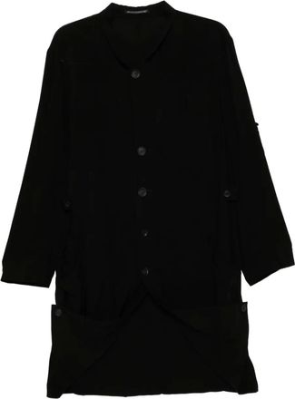 Yohji Yamamoto Cappotto monopetto - Nero