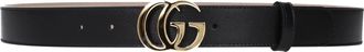 Gucci Marmont Uomos Cintura in pelle nera