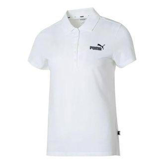 Puma (WMNS) PUMA Logo Polo White 630564-02