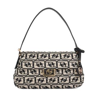 Dune London Womens Accessories Highgate - Monogram Shoulder Bag - Black/White Fabric - One Size