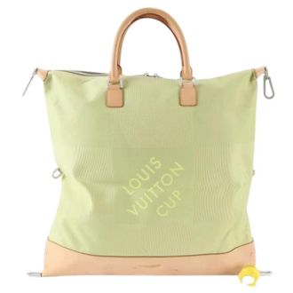 Louis Vuitton Pre-owned Tote Bags, male, Yellow, Size: ONE SIZE Pre-owned Damier Geant Tote Bag