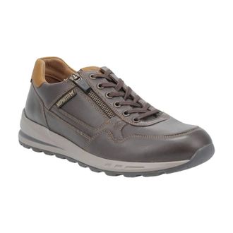 Mephisto Bradley vetersneaker - Heren - Schoenen - Bruin - Maat: 44 EU Leer