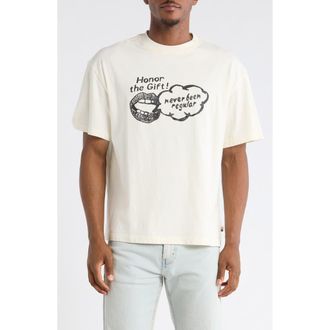 Honor The Gift Never Been Regular Cotton Graphic T-Shirt in White at Nordstrom, Size Xx-Large