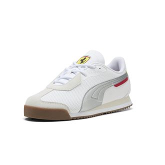 Puma Puma Mens Scuderia Ferrari Roma Shoes, White-Aged Silver Ah25, 12