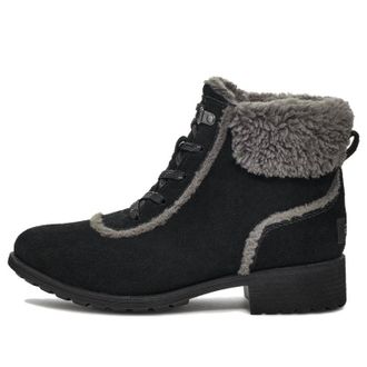 UGG (WMNS) UGG Bodie Fur Lace Boot Black 1153472-BLK