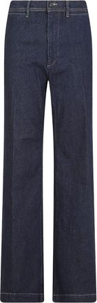Ralph Lauren Flared Jeans - Dames - Flared Jeans - Blauw - S - Katoen - Jeans