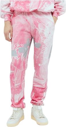Praying Broeken, Heren, Roze, S, Katoen, Garbage Track Pants