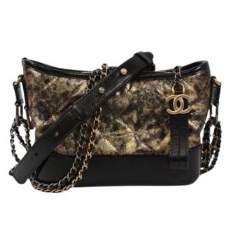 Chanel Pre-owned Vintage Schoudertas - Dames - Pre-owned - Zwart - Maat: ONE Size Leer