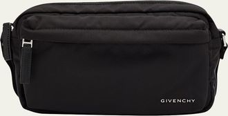 Givenchy Mens Essential U Nylon Crossbody Bag