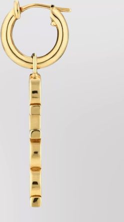 Gucci hoop earrings featuring drop detail