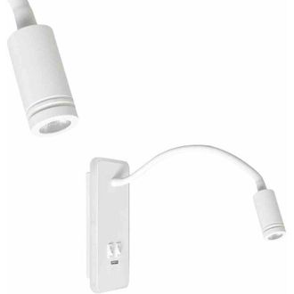 Milagro Luz Nocturna Base 8w+2w Blanca