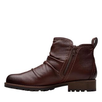 Clarks Aspra Walk Waterproof British Tan Leather 26175204 Womens