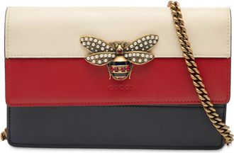 Gucci Pre-owned Gucci Calfskin Queen Margaret Wallet on Chain Ladies 476079 2184