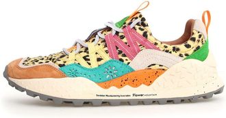 Flower Mountain Womens Pink Multi Washi Trainer - Size EU 36